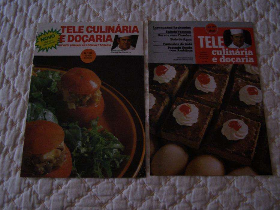 Revistas TELE culinária e doçaria - Chef Silva