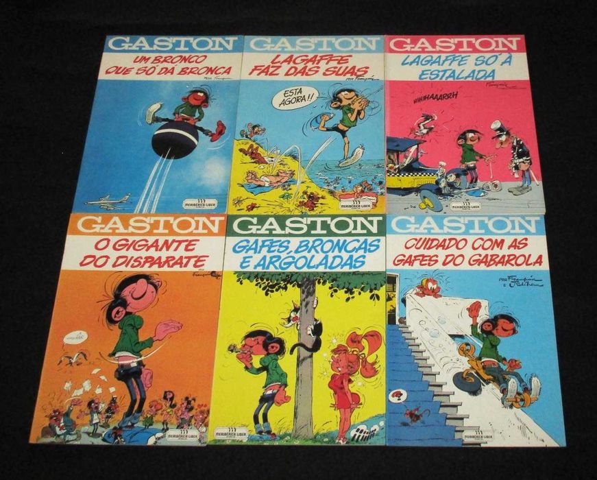 Livros BD Gaston Meribérica Liber
