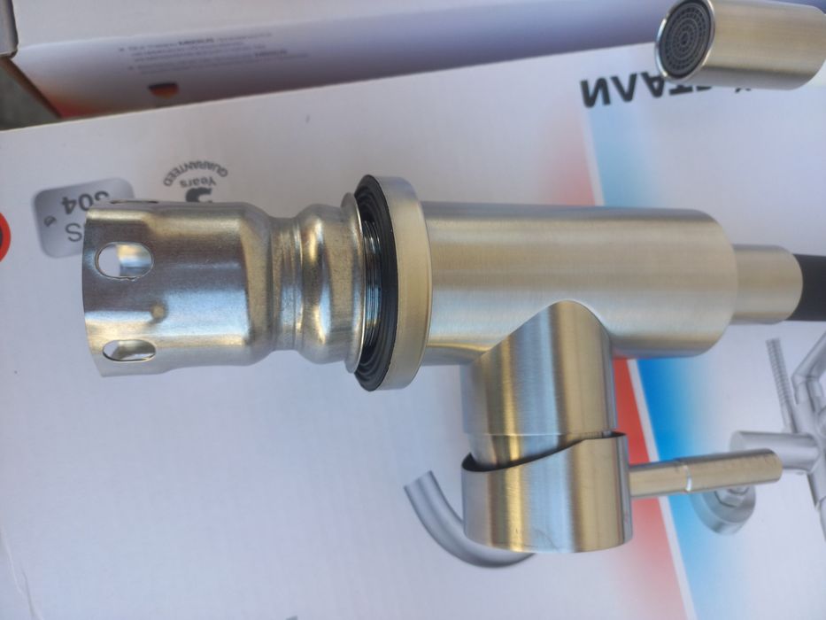 НОВИНКА! Кран/змішувач/смеситель для кухни с гибким гусаком Mixxus SUS