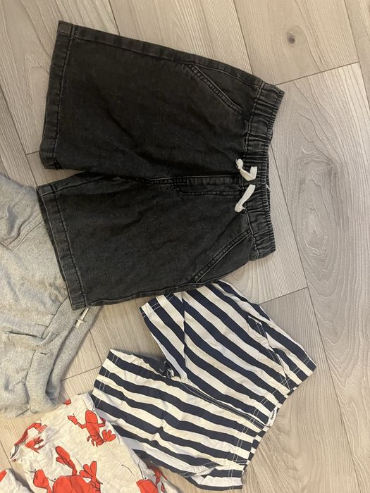 Krotkie Spodenki r 128 6szt