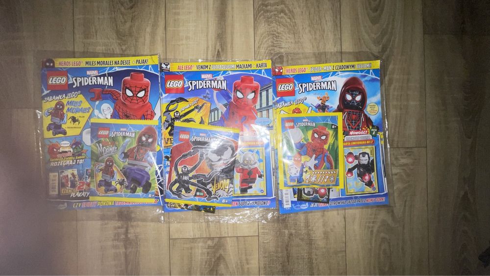 LEGO Marvel 3x Spider Man, Miles Morales, Venom