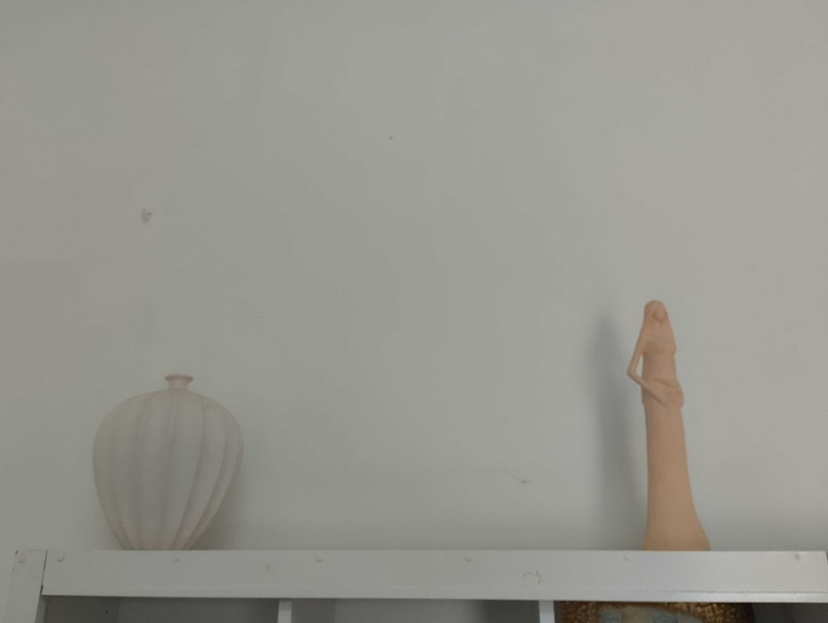 Peças em cerâmica em cru para decorar