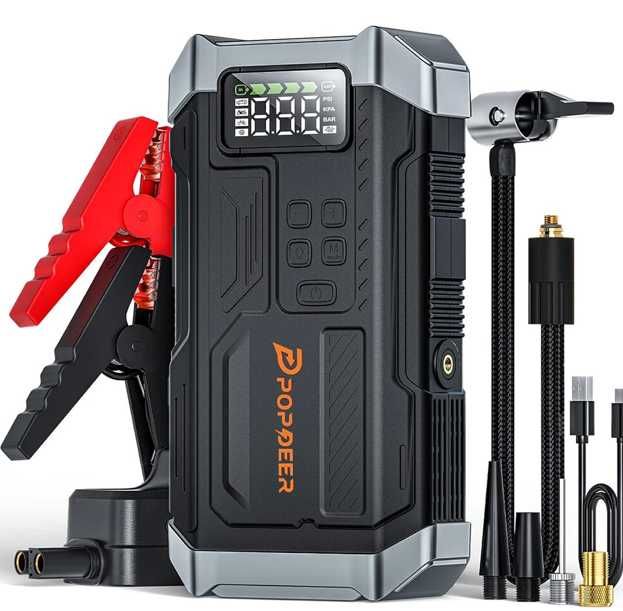 Urządzenie rozruchowe Jump starter Popdeer JA3 5000A z kompresorem