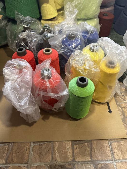Остатки  для носочного производства , нитки для носочного производства