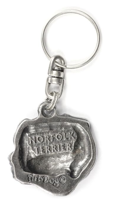 Norfolk Terrier brelok do kluczy posrebrzany Art-Dog