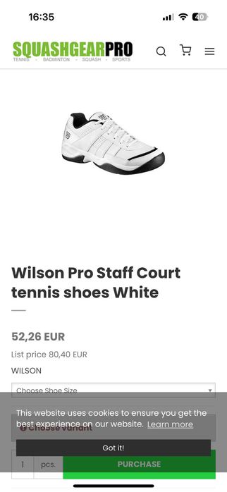 кросівки для тенісу - Wilson