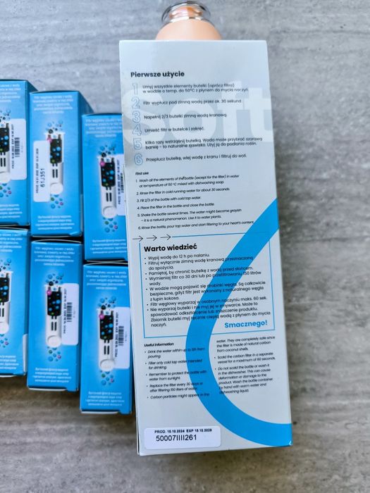 Dafi butelka i 10 filtrów nowe