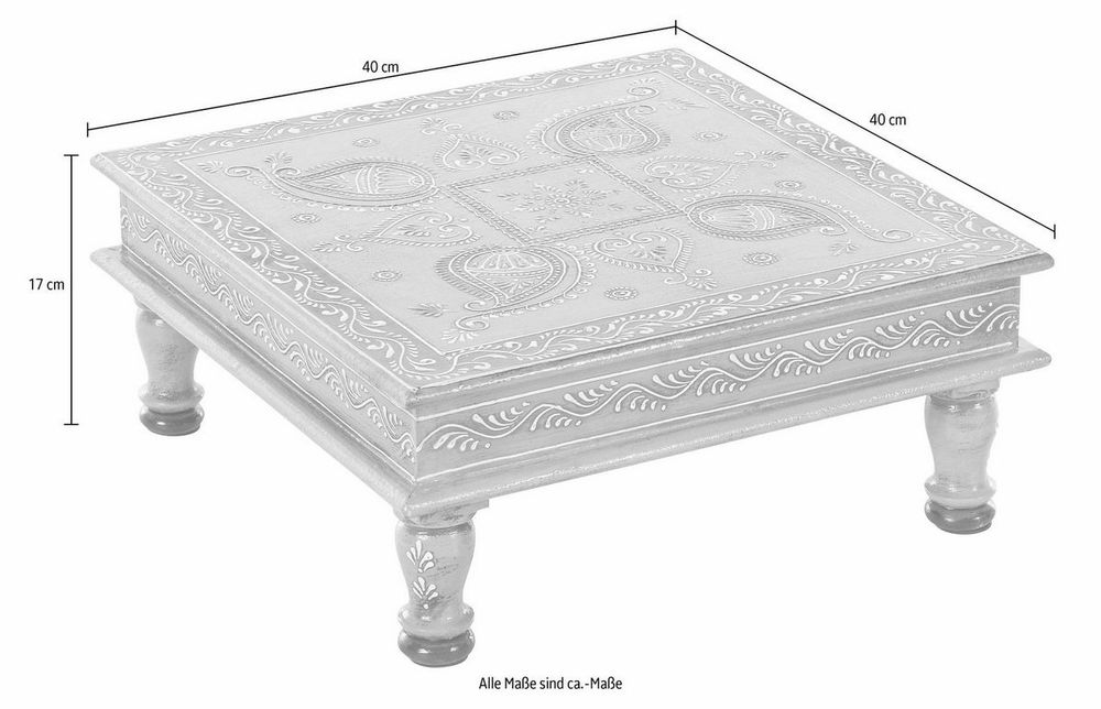 Ława ręcznie malowana