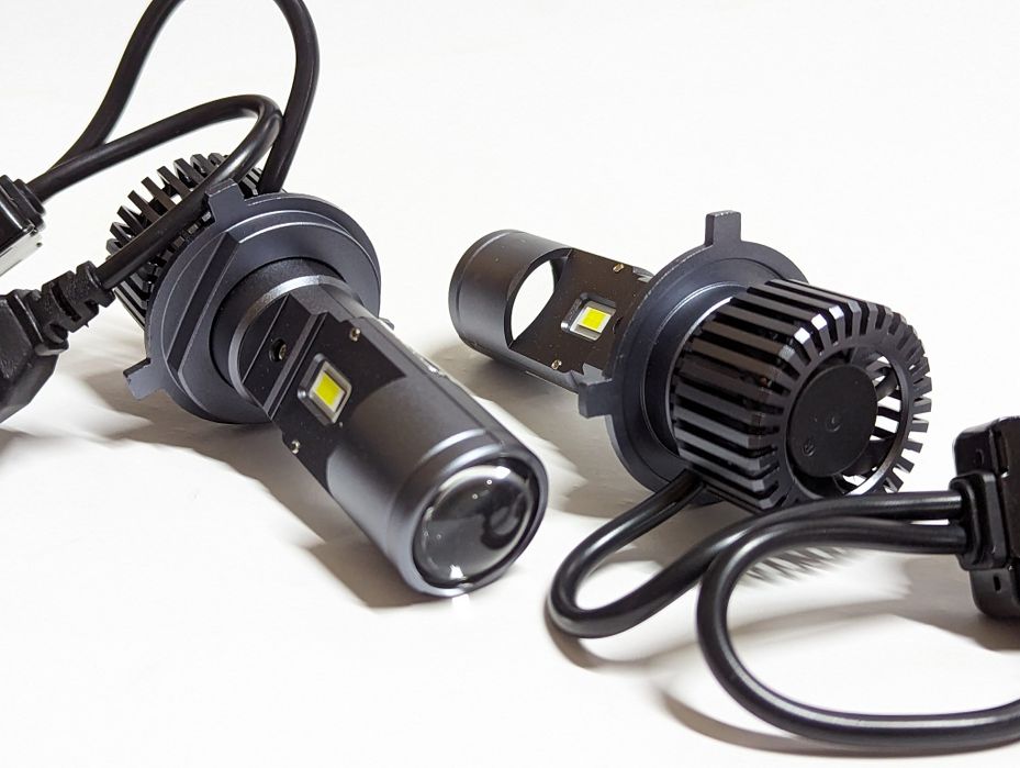 Світлодіодні матричні BI-LED mini міні лінзи H4 H/L 80W 12-24V GT4 лед