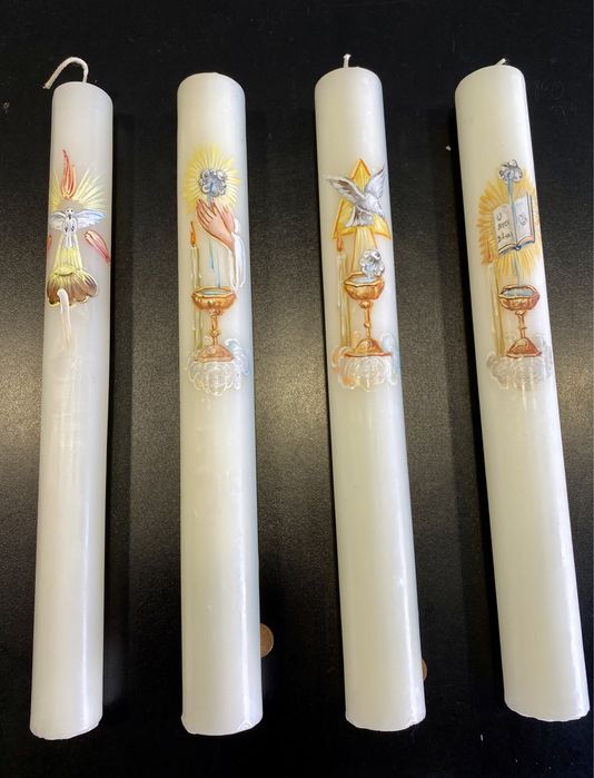 Velas e conjuntos de Batismo