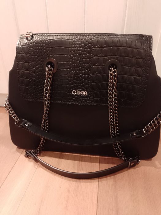 Obag reverse Nero + bransoletka kwiatowa