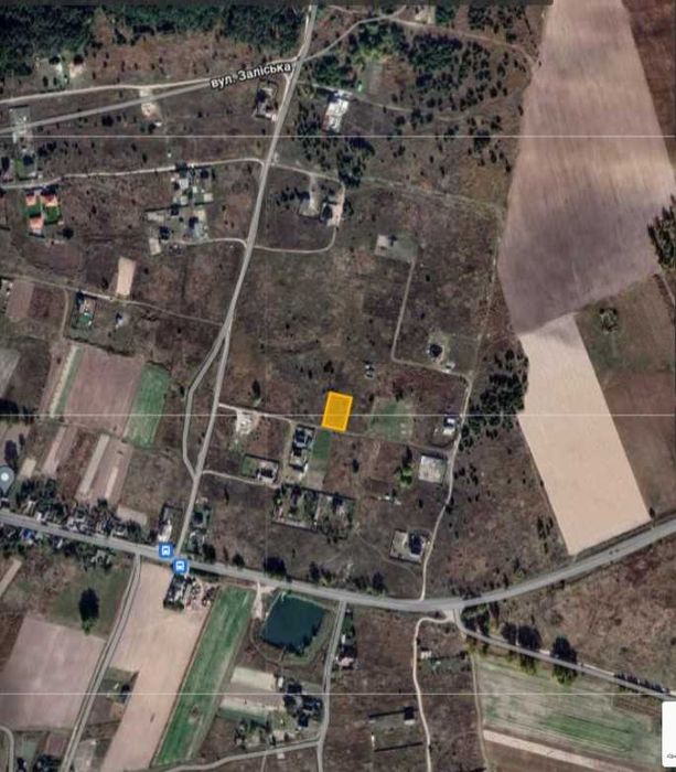 Участок 14 соток под застройку жилая улица, рядом лес, с. Богдановка