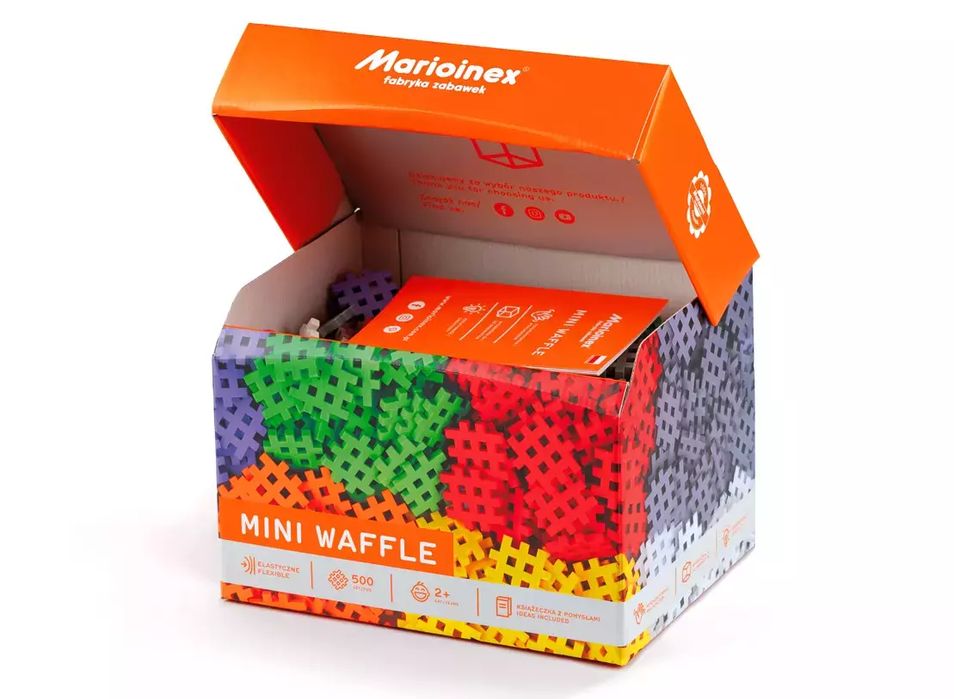Klocki Waffle (500 Elementów). Nowy Produkt