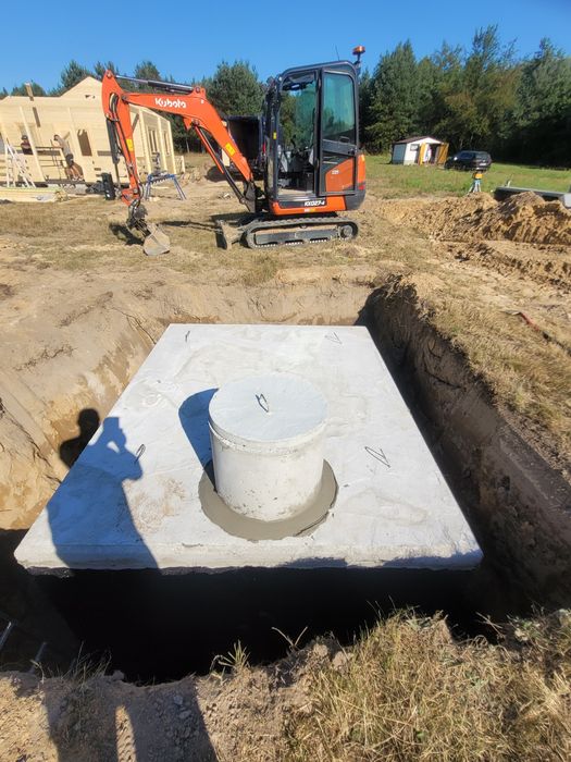 Uslugi Minikoparka 2 tony i 3 tony koparkoładowarką WYWROTKA Wiertnic