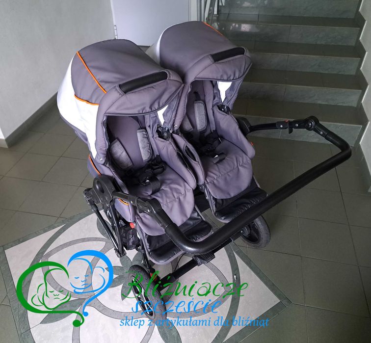 Wózek dla bliźniąt 2w1 KOMIS