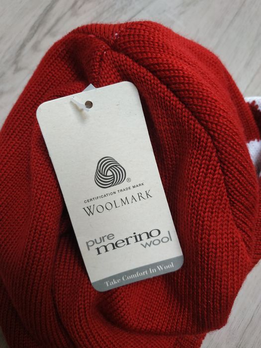 WE Czapka 100% Merino Wełna NOWA Wool Exclusive Wełniana Dziecięca
