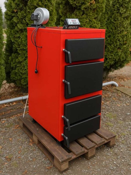 Kotły Kocioł 16kW na Drewno Węgiel - PRODUCENT Piec Zasypowy do 170m2