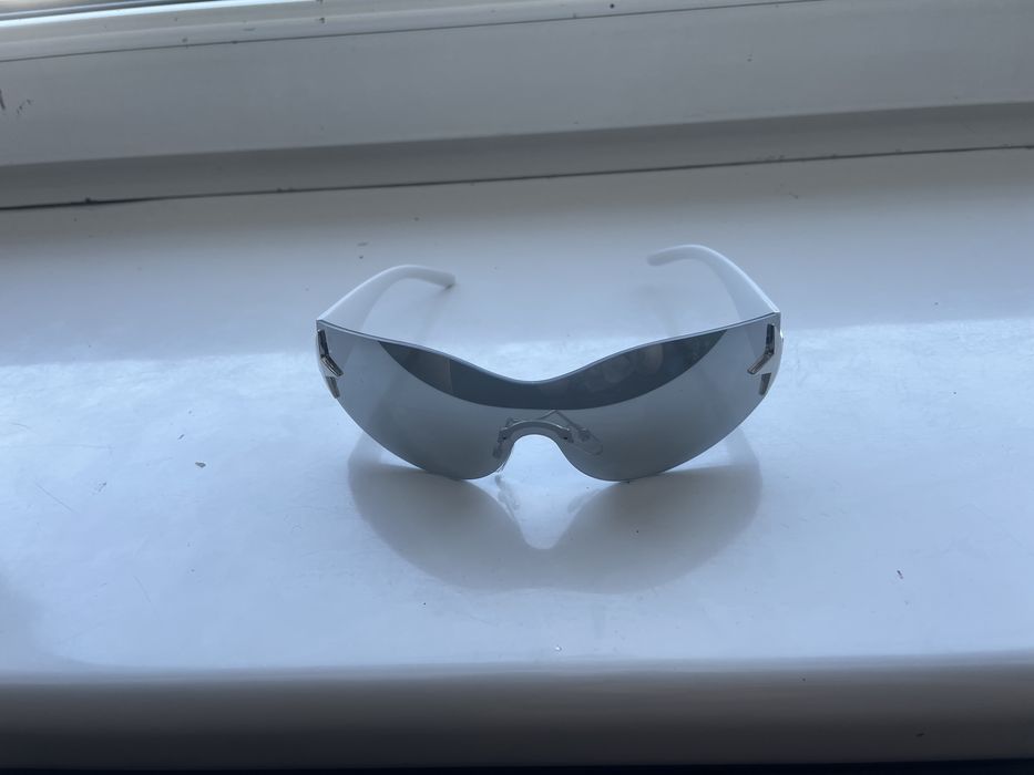 Okulary Y2k gwiazdy lustrzane