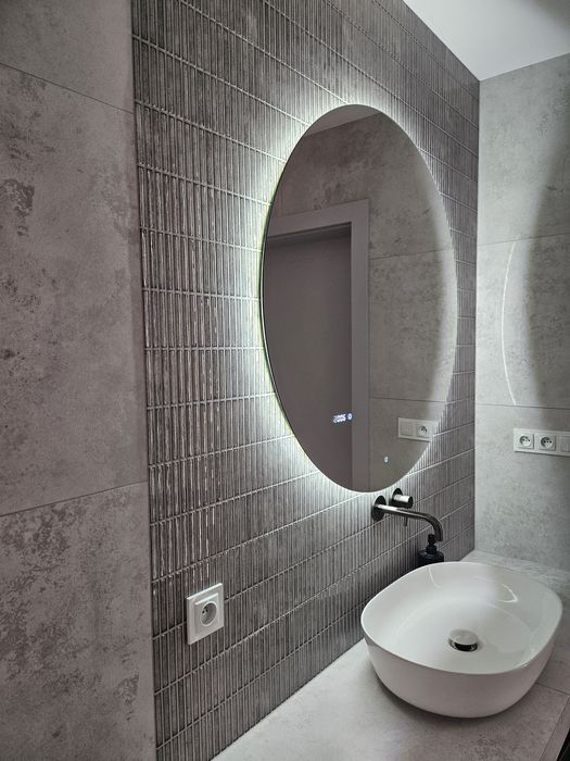Okrągłe lustro łazienkowe BALI ALASTA 100 cm