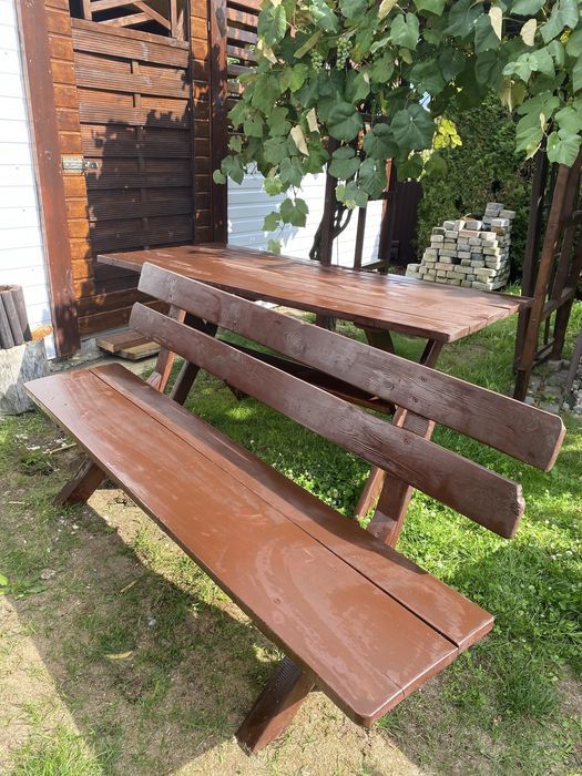 Meble ogrodowe stół ławka