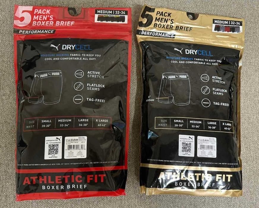 Труси боксери чоловічі Puma,Columbia, New Balance та  інші