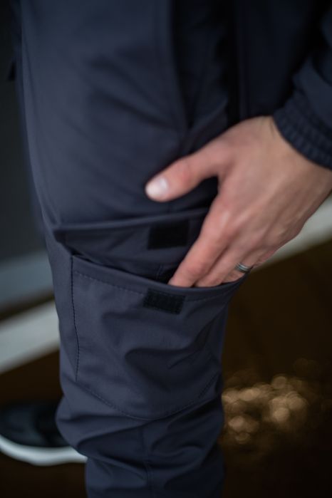 Міський сірий чоловічий костюм soft shell Intruder куртка та штани