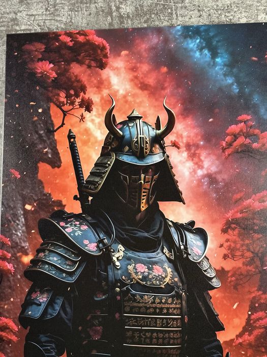 Картина на холсте самурай