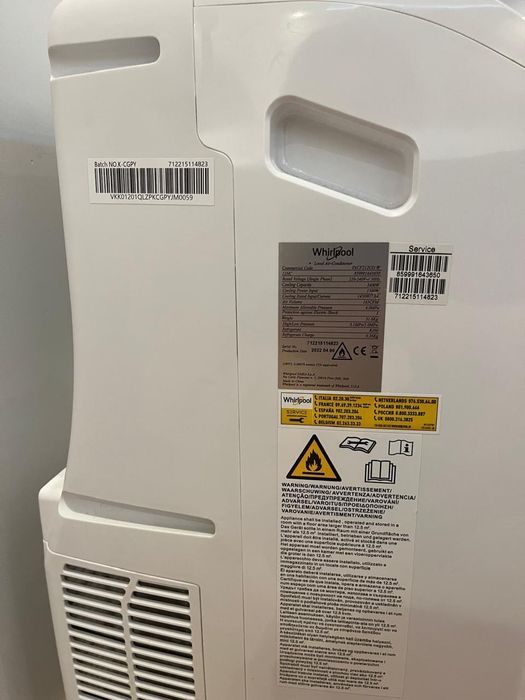 Ar Condicionado Portátil Whirlpool 12.000 BTU Como Novo