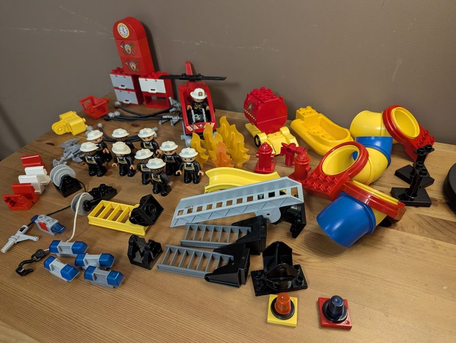 LEGO Duplo straż pożarna dużo części