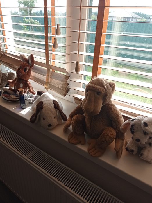 Коллекция мягких игрушек.