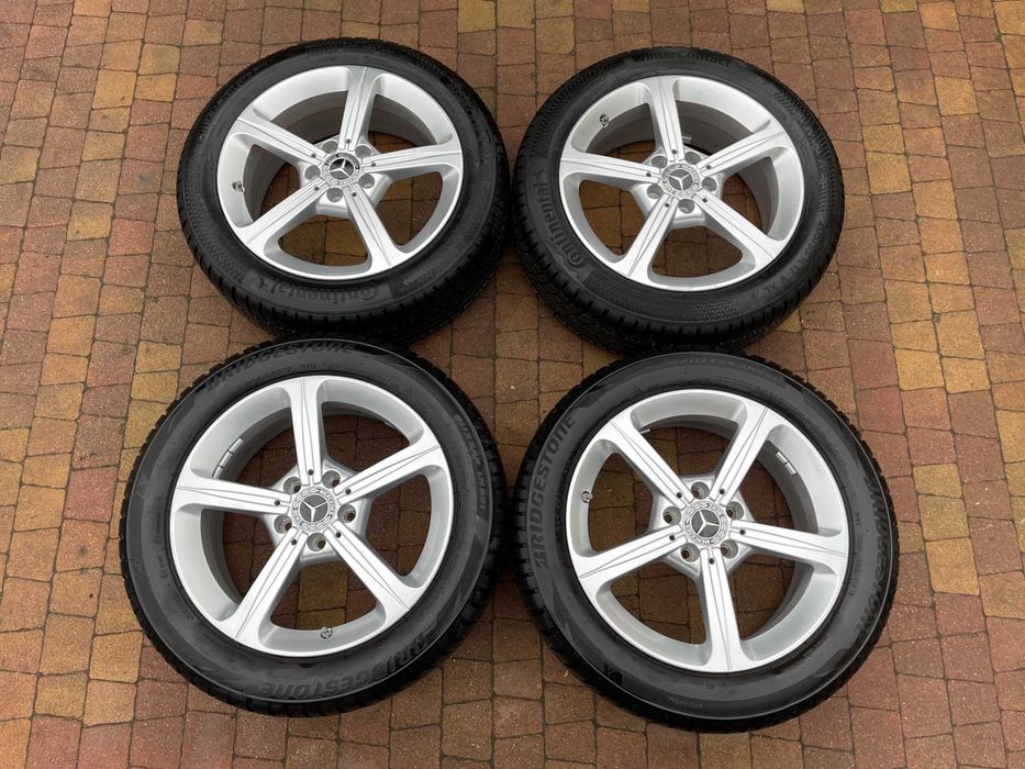 3792. Koła zimowe Mercedes GLA GLB 5x112 215/65/17 Michelin 24r 8.7mm