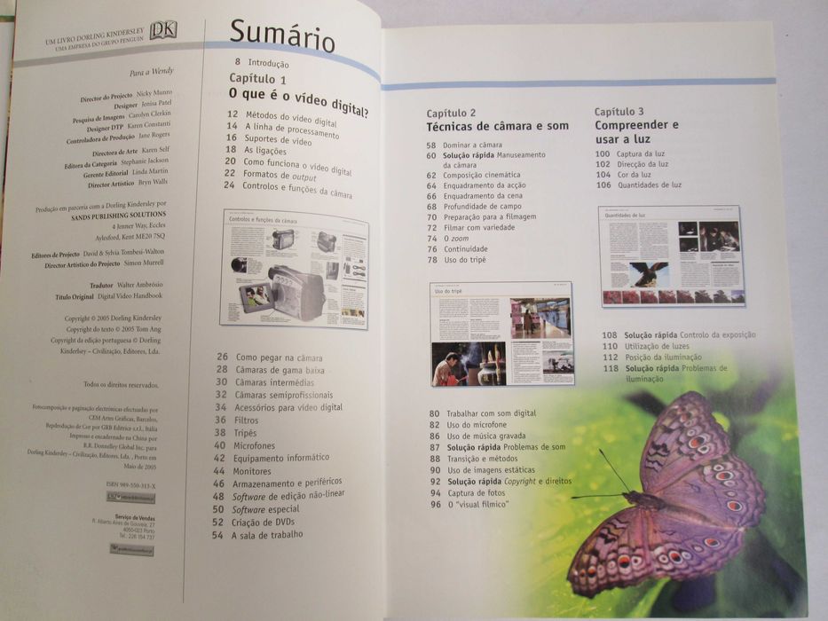 Manual de Vídeo Digital: Equipamento. Edição. Projectos. Técnicas.