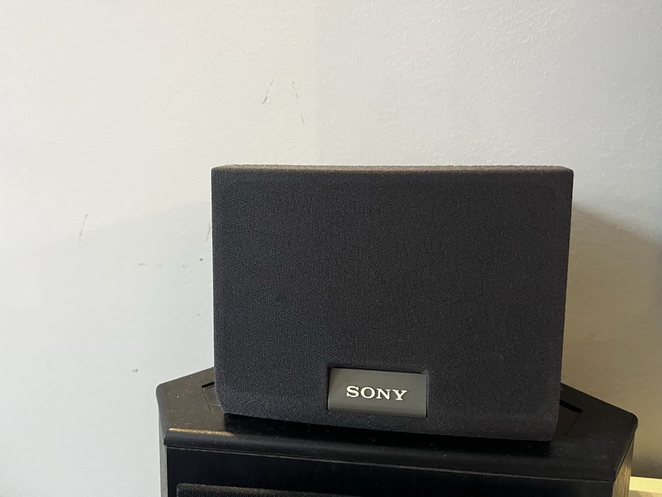 Amplificador e cd Sony com 3 colunas e subwoofer