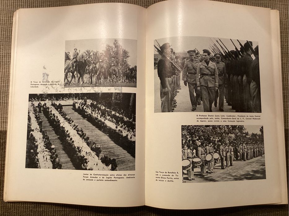 Livro A LEGIÃO PORTUGUESA. Quadragésimo ano da Revolução Nacional.