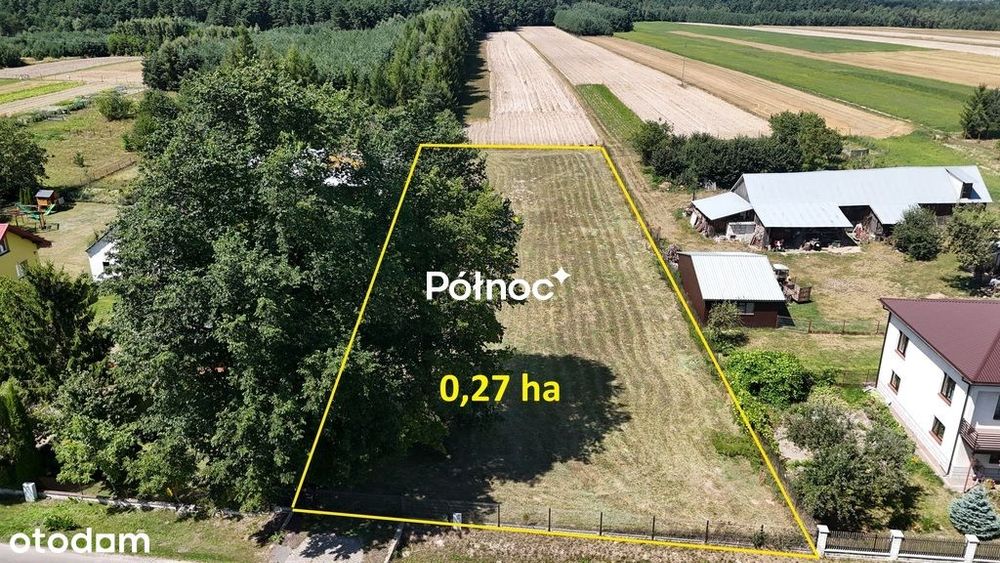 Działka budowlana z możliwością podziału