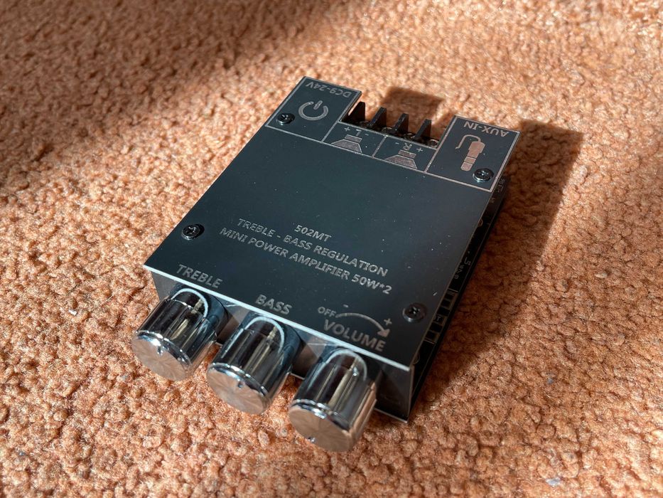 Стерео підсилювач ZK-502MT, 50Вт*2, Bluetooth 5.0 — Новий