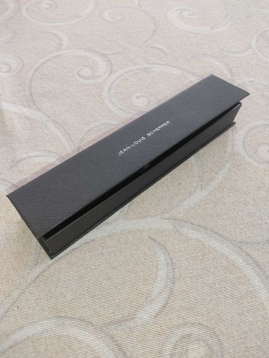 Caneta Jean-Louis Scherrer Rollerball – Nova c/ Caixa, Preto, prateado