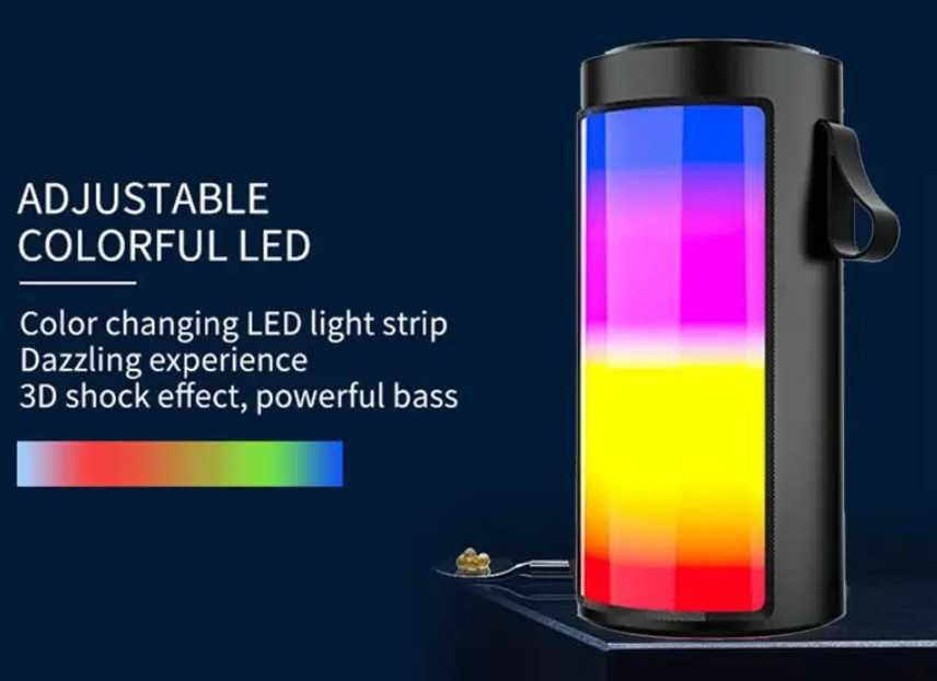 Bluetooth-колонка Sing-e ZQS-1201 Mini Speaker з функ. світломузики