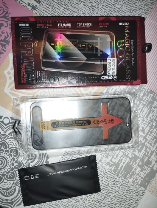 Защитное стекло iPhone 15 Pro Max