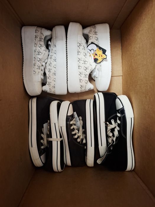 2 Mega paka nowych butow do odsprzedaży mix box kg