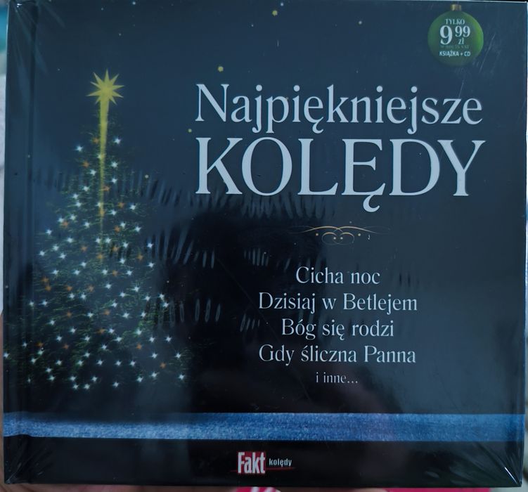 Najpiękniejsze Kolędy – książka + CD, nowe w folii, Fakt