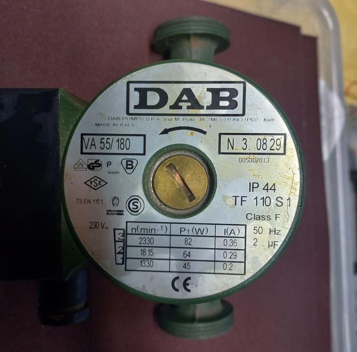 Pompa  DAB VA 55 180 (raz użyta)