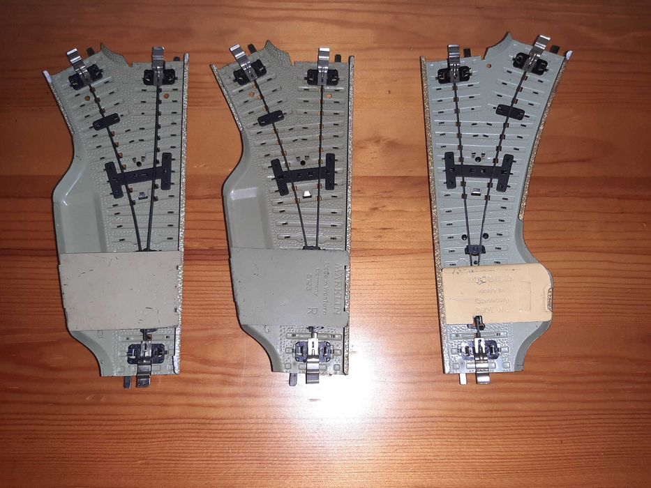 Comboios Marklin Conjunto de Desvios Manuais