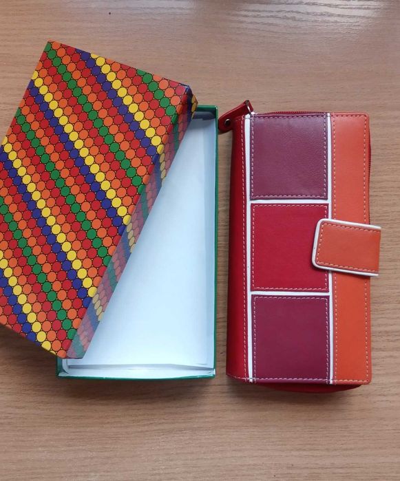 Портмоне кошелек гаманець Badolato Италия натуральная кожа