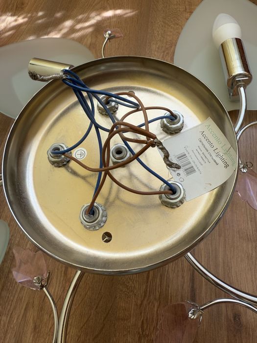 Стельова люстра у стилі модерн