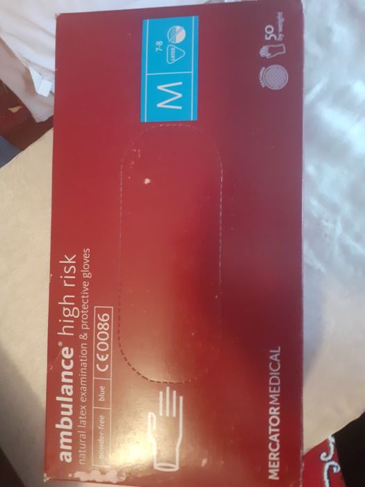 Перчатки вінілові, латексні