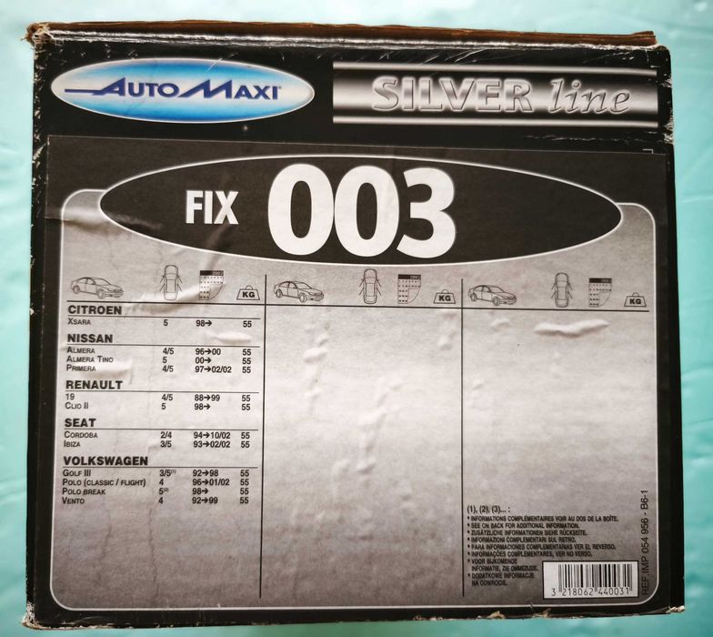 Barras de Tejadilho AutoMaxi Silver Line FIX 003 (C/ Chave)