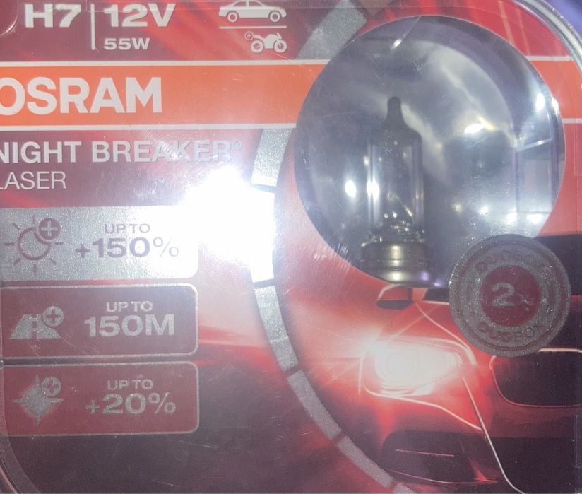 Продам лампи h1 та h7 Osram