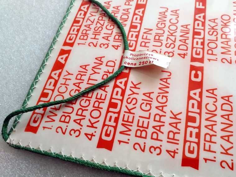 Proporczyk okolicznościowy z Mistrzostw Świata MEXICO 1986 (z metką)