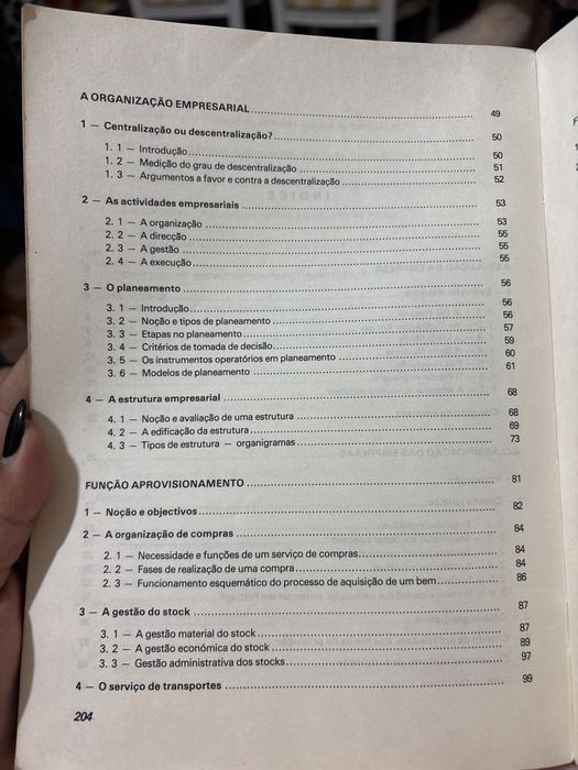 “A empresa - organização e gestão - curso complementar”